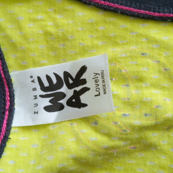 Bright & Bold Zumba Jersey Top - Picture 3 of 4